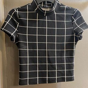 Shein Black and White shirt